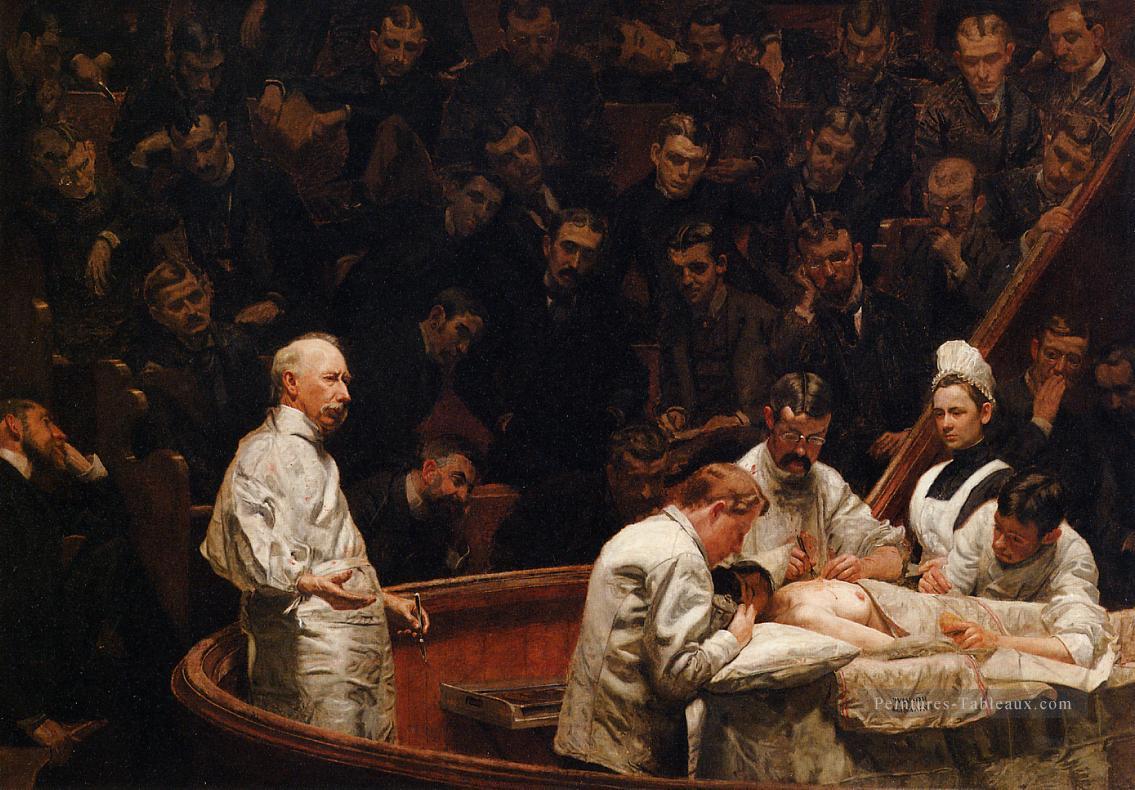 La Clinique Agnew réalisme Thomas Eakins Peintures à l'huile